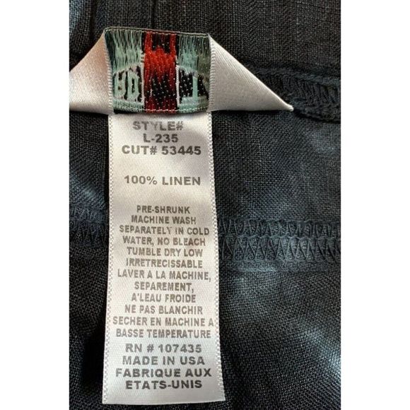 Hard Tail Forever Womens Size MEDIUM M Linen Pants Pockets Crop TIE DYE - Picture 7 of 10